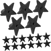 [SHINEOFI] 100Pcs locking lapel pin backs veterans day star pin Jewelry buckle Pentagram locking supplies brooch pink Security lock pin lock locking pin badge backs Butterfly buckle