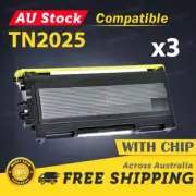 3x Toner for Brother TN-2025 MFC7220 MFC7420 MFC7820N HL2070 HL2040 HL2070N