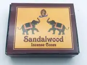 Sandalwood Incense Cones x 150 cones (HANDMADE) KAMINI