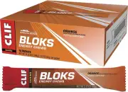 CLIF Shot Bloks Energy Chews Orange (25Mg Caffeine) 18X60G