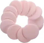 SOESFOUFU Round Makeup Sponge 12pcs Non-latex Dry Wet for Foundation Concealer