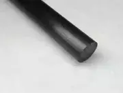 2 pcs Nylon Polyamide PA Plastic Round Rod Stick Stock Black 10mm x 250mm #B-C