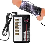 Electro Shock Penis Ring Estim Sex Penis Cock Hode Ring Stimulator Vibration Penis Sleeve for SM Sex Toys Adult Women Men
