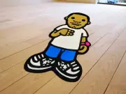 Kid Cudi CPFM MOTM Bape Milo Sneakerhead Hypebeast Carpet Living Room Runner Rug