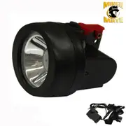 3500lx 1w Miner Torch Cordless Light Mining Cap Lamp Led Head Hunt Safety