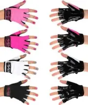 Black Pole Dancing Gloves with Tack Strips for Gripping The Pole Extra Small