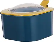 4 Compartment Seasoning Storage Container Spoons Kitchen Seasoning Box Lid Condiment Organizer Box Plastic Seasoning Jar Set