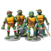 4pcs 17cm Anime Teenage Mutant Ninja Turtles Figures Raphael Action Figure