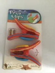 FLIP FLOP Boca Clips Beach Towel Holders Set of 2 LRG BAG OR TOWEL CLIPS NEW