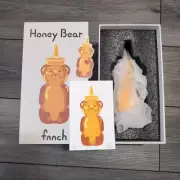 Fnnch Honey Bear Art Sculpture Figure 8.5” LE 400 & Print 2022 1st Release Rare