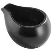 Round Mouth Scoop Coffee Creamer Ceramic Milch Krug Kuh Syrup Dispenser