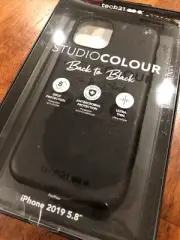 Tech21 Studio Colour for Apple iPhone 2019 5.8” Pro Case Back to Black drop thin