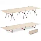 Camping Cot Portable Folding Bed Ultralight Aluminum Alloy Sleeping Cot Outdoor