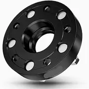 2Pieces 10/12/15mm Wheel Spacer Adapter PCD 5x114.3 CB 64.1mm, for 5 Lugs Series Car Trunk Locking Mechanism(2PCS 5MM Black)