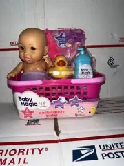 NEW ADVENTURES BABY MAGIC BATH CADDY BABY - 8 PIECE PLAYSET NEW FAST/FREE SHIP