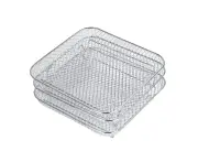 Air Fryer Accessories Grill Rack Triple Mesh Oven accessories Dehydrating rack Square grill grill