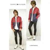 在飛比找momo購物網優惠-【Tommy Hilfiger】男生連帽風衣外套/防風外套/