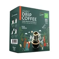 在飛比找PChomeThai泰國購物優惠-Drip Coffee 濾掛咖啡-深烘焙 10g*5入