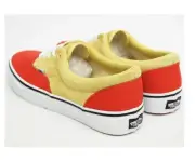 MEN'S GUYS VANS ERA SPICY ORANGE/JOJOBA SKATEBOARDING SHOES SNEAKERS NEW $75
