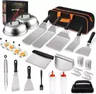 34PCS Griddle Accessories Kit, Flat Top Grill Accessories Set for Blackstone, Gr