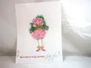 The Point of It All Designs by Gail Hand Painted 18 Count Canvas XO-50