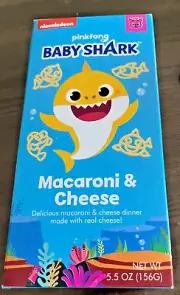 Nickelodeon Pinkfong Baby Shark Macaroni & Cheese 5.5 oz Brand New Sealed Box