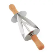 Kitchen Baking Stainless Steel Rolling Dough Cutter For Making Croissant Cake