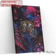 Paint By Numbers Kit Tiger Animals Nature Wall Canvas Beginner Acrylic Adult Oil