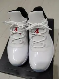 在飛比找Yahoo!奇摩拍賣優惠-jordan 11代 low cmft us11 全白 亮皮