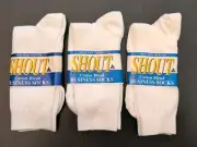 Kolotex Socks Mens 6-10 Anklet Cotton Nylon Off White Lot Of 3 Vintage 1995 New