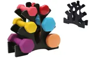 Dumbbell Storage Holder 3 Tier Tree Weights Organizer Rack Gym Hand Weight Stand