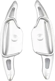Steering Wheel Paddle Shifter Extension for Kia X-LINE 2016-2021, Aluminum Alloy Car Steering Wheel Extension Shifter Shift Paddles Type B Silver