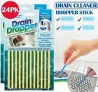 12/24PK Drain Cleaner Stick Dropper Smell Clear Block Odor Free Quick Kitchen AU