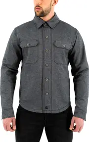 Rokker Boston, shirt/textile jacket , color: Grey , size: S