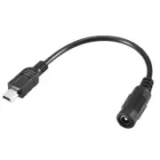 15cm DC Female Power Supply 5.5x2.1mm Adapter to Mini USB Plug Male Cable 2pcs