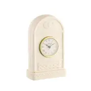 Belleek Claddagh Mantle Clock, 2.3”L x 4.8”W x 7.5”H - Handcra