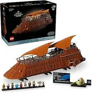 LEGO Star Wars Jabba’s Sail Barge UCS Building Set for Adults, Return of The Jedi Model Kit with 11 Characters Incl. a Princess Leia Minifigure, Plus Jabba The Hutt and R2-D2 Droid Figures 75397
