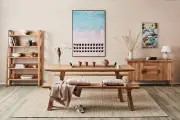 NEW Dining Table & Benches - 8/10 seat, solid American Oak