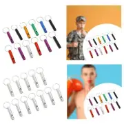 12Pcs Camping Hiking Survival Whistles,Dog Training Whistles,Aluminum Alloy Loud