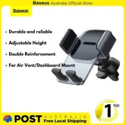 Baseus 2 in 1 Gravity Car Phone Mount Holder For Air Vent and Dashboard SUYK0000