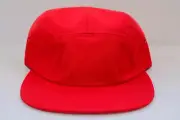SUPREME FW15 VISOR LOGO CAMP CAP RED BOX LOGO BRAND NEW WITH TAGS
