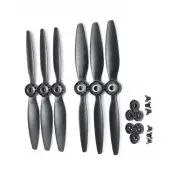 6Pack Black Propeller A/B Blades Props CWX3 CCWX3 For Yuneec Typhoon H 480 b