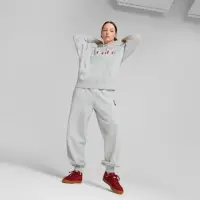 在飛比找momo購物網優惠-【PUMA】PUMA X VOGUE 女款oversize灰