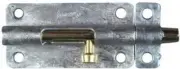 Door Barrel Bolt, Galvanized, 4-In. -N151-894