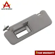 Left Driver Side Sun Visor Gray For 2014-2019 Toyota Highlander 74320-0E074-A0 (for: Toyota)