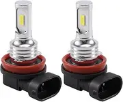 Atelierate Super Bright H8 H9 H11 LED Headlight Bulb Kit HIGH/Low Beam Light 8000LM 8000K Ice Blue 80W