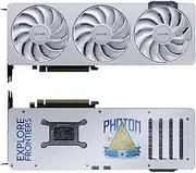 WEELIAO GUNNIR Intel Arc B580 Photon OC Video Card 12GB Black GDDR6 2850MHz Triple Fan Graphics Card (192-bit, PCI-Express 4.0 x8, One HDMI Three DisplayPorts, Supports 4k) (B580 Photon White)