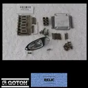 Gotoh Aged/Relic Nickel Hardtail Stratocaster Hardware Set for Fender Strat