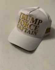 Official Authentic Trump Force Captain MAGA Hat Cali Fame Rare Brand NEW