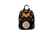 The Beatles Sgt Peppers Mini Backpack (Black/Yellow/White) (One Size)